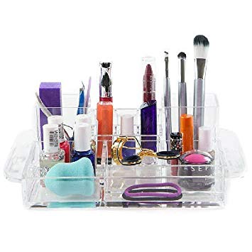 Caboodles Two Tower Acrylic Organizer Tray, 1.41 Pound