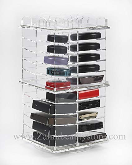 Zahra Beauty Compact Condominiums- Beauty Powder Holders- Acrylic Holders- Different Colors Are Available...patent Pending (Vitreous (clear))