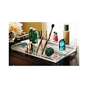 5 Piece Cosmetic Organizer (Clear) (4